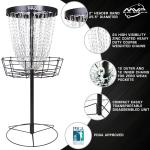MVP Black Hole Pro 24-Chain Disc Golf Basket