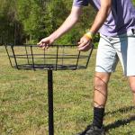 MVP Black Hole Pro 24-Chain Disc Golf Basket