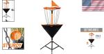 Portable PDGA Approved Disc Golf Basket with Chains