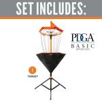 Portable PDGA Approved Disc Golf Basket with Chains
