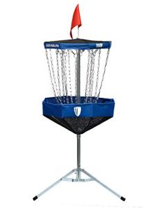 DGA Mach Lite Portable Disc Golf Basket - Blue