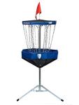 DGA Mach Lite Portable Disc Golf Basket - Blue