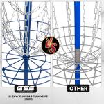 12-Chain Portable Disc Golf Practice Basket