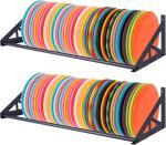 Wall Mount Disc Golf Rack for Frisbee Storage
