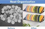 Wall Mount Disc Golf Rack for Frisbee Storage