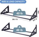 Wall Mount Disc Golf Rack for Frisbee Storage