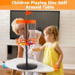 29-Inch Mini Disc Golf Basket Set with 10 Discs