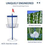 Portable Disc Golf Basket with Transit Bag - Dark Blue