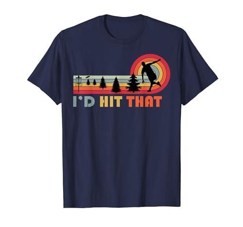 Funny Vintage Frisbee Men's Disc Golf Golfer T-Shirt