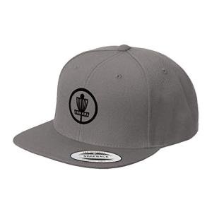 Disc Golf Snapback Hat with Black Embroidery