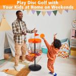 Mini Disc Golf Basket Set with 10 Discs