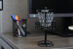 Black Hole Mini Disc Golf Basket - Fun 6-Inch Decor