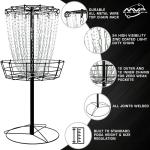 MVP Black Hole 24-Chain Portable Disc Golf Basket