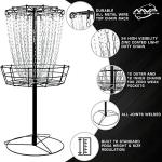 MVP Black Hole Portable 24-Chain Disc Golf Basket