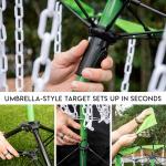 Franklin Sports Portable Steel Disc Golf Target Set