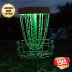 LED Disc Golf Basket Lights - Portable Glow Set
