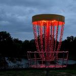 LED Disc Golf Basket Lights - Portable Glow Set