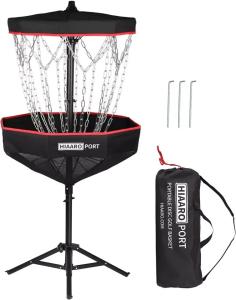 Portable PDGA Approved Disc Golf Basket with Chains