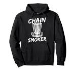 Chain Smoker Funny Disc Golf Player Hoodie Design