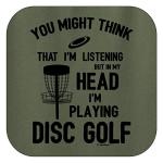 Funny Disc Golf Quote Hoodie for Player - Military Green