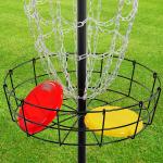 Portable 24-Chain Disc Golf Practice Basket Set