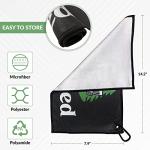 Microfiber Disc Golf Towel with Carabiner Clip