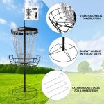 24-Chain Disc Golf Basket for Practice