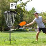 24-Chain Disc Golf Basket for Practice