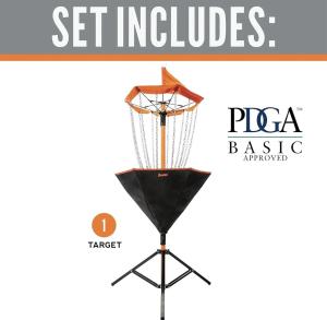 Portable Disc Golf Basket Target with Chains