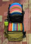 FOSSA SKINNY PRO Disc Golf Backpack - Olive