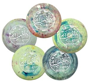 Innova Galactic Mini 5 Pack: Swirly Disc Golf Markers