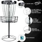 Portable 24-Chain Disc Golf Basket - Black Hole Pro
