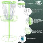 Streamline Lite Disc Golf Basket - Lime