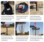 Portable PDGA Approved Disc Golf Basket Target