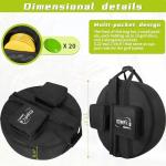 Portable Water-Resistant Disc Golf Basket Bag