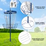 24-Chain Disc Golf Basket for Practice