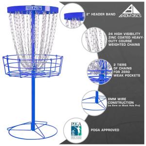 Axiom Pro HD Disc Golf Basket - Select Color