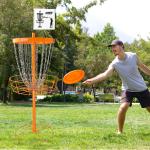 Portable 24-Chain Disc Golf Practice Basket