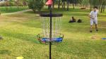 Portable Disc Golf Basket with Discs Included