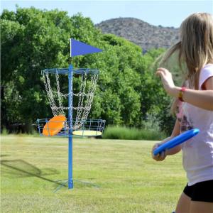 Portable Disc Golf Target for Outdoor Practice
