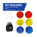 Portable Disc Golf Basket with 24 Heavy Chains