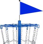 Portable Disc Golf Basket with 12 Chains