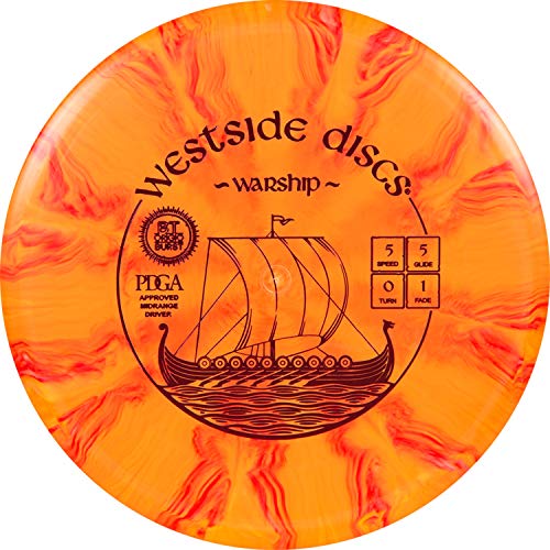 Westside Origio Burst Warship Disc Golf Midrange (Orange)