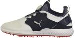 Puma Ignite Pwradapt Disc Golf Shoe, White/Silver/Peacoat