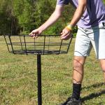 MVP Black Hole Pro 24-Chain Disc Golf Basket