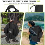 Portable Water-Resistant Padded Disc Golf Bag