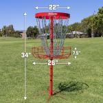 GoSports Portable 24 Chain Disc Golf Basket