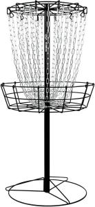Black Hole Portable 24-Chain Disc Golf Basket