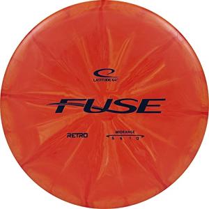 Retro Burst Fuse Midrange Disc Golf Disc (Orange)