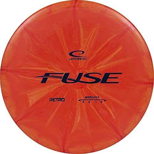 Retro Burst Fuse Midrange Disc Golf Disc (Orange)